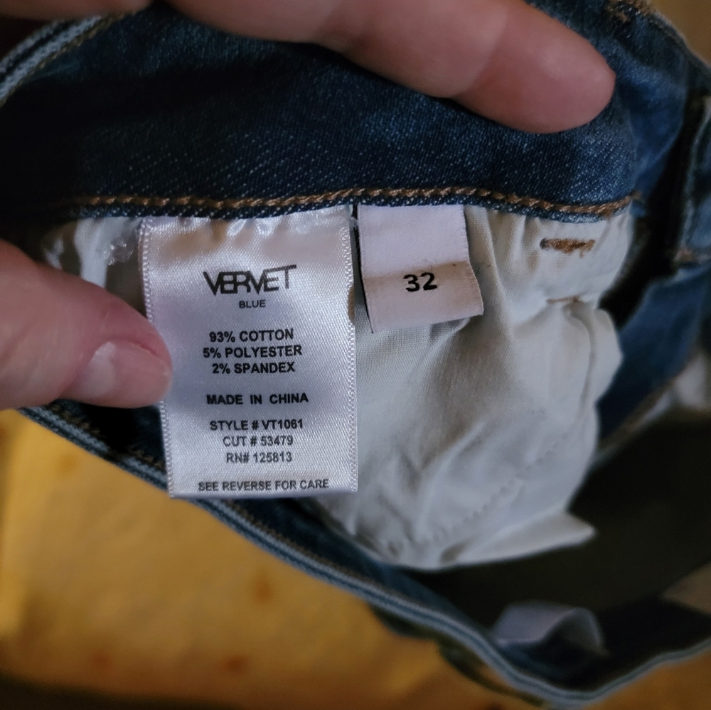 NWT Vervet Skinny Jeans Sz 32 - Picture 2 of 5